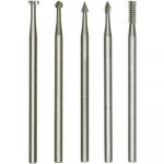 Proxxon micromot Set fraises en acier Tungstène vanadium tige Ø 2,35mm