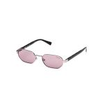 Guess Unisex GU00231 81Y Lunettes de soleil M&eacute;tal Violet Violet G&eacute;om&eacute;trique Normale