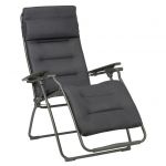 Lafuma Fauteuil gris fonc&eacute; futura be confort de 71 x 83 x 113 cm