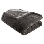 Plaid Fourrure "Manoir" 180x230cm Gris Prix