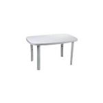 Plastica Table de jardin rectangulaire Otello en r&eacute;sine 136 x 82 x 72 cm