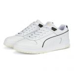 Puma RBD Game Low, Basket Mixte, White Black Team Gold, 42 EU