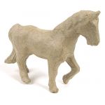 decopatch Support &agrave; d&eacute;corer en papier m&acirc;ch&eacute; - Cheval - 13.5 x 11 cm