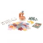 Smoby Créa - Set Bijoux Fleurs - Activité Manuelle - Création de Bijoux - Nombreux Accessoires - A Partir de 3 Ans - Fabricatio Française