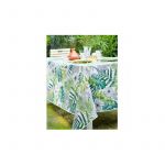 Calitex Toile cirée rectangulairevegetalmixaqua140x250cm