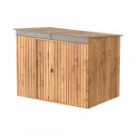 Duramax TOP Shed 6 x 4 (2.17 m²) Abri de jardin en métal, fabriqué en acier galvanisé, structure de toit renforcée, abri de jardin en métal sans entretien et résistant aux intempéries, Anthracite