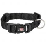 Trixie Premium collier - XXS-XS: 15-25 cm/10 mm, noir