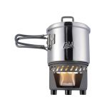 Esbit Réchaud de camping CS585ST aluminium, acier inoxydable gris, acier inoxydable