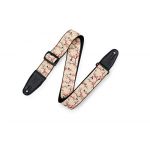 Levy's MPD2C 115 Sangle polyester embout cuir Design 115