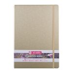 Carnet Croquis 12x12 cm 80 feuilles 140g or blanc Royal Talens