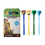 Puckator Stylo effaçables de couleur Minecraft (x4)