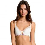 Soutien-gorge coques moul&eacute;es ivoire Mathilde blanc