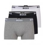 Boss Effect Lot de 3 boxers courts coton stretch Gris - Couleur Gris - Taille S