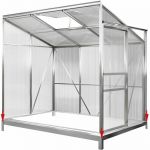 Deuba Fondation pour Serre de Jardin Base fondement cadre pour serre Support serre en Acier Galvanis&eacute; M5: 190x122x11cm (de)