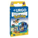 Urgo Pansements Pokémon - Protection des plaies superficielles - 16 pansements à l'éffégie de certains de vos Pokemons préférés - 8 designs et 2 formats