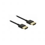 Delock Premium HDMI avec câble Ethernet HDMI (M) pour HDMI (M) 0.5 m support 4K