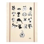 Winkler Torchons DUBOUT MULTI PORTRAITS - Couleur 60x80 cm - Taille Blanc