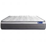 Matelas 140x190 cm Ressorts ensach&eacute;s et m&eacute;moire de forme