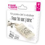 Graine Cr&eacute;ative Kit Porte-cl&eacute;s Maman / Papa