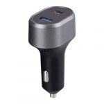 T'nB Accessoire téléphonie pour voiture Tnb Chargeur allume-cigares 1XUSB et 1XUSB-C QC et PD 83W - noir
