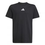 Adidas Mixte Enfant Essentials T-Shirt, Black/White, 7-8 Years