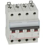 Legrand Disjoncteur 16a 10ka courbe c tétrapolaire dx3 vis / vis