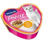 Vitakraft Barquettes chat Poésie en sauce à la dinde et fromage Contenance : 15 barquettes de 85 g