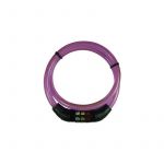 Security plus C&acirc;ble antivol CSL80Pink rose fermeture &agrave; combinaison avec symboles