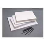 Clairefontaine 37246C - Ramette de 25 feuilles de papier dessin croquis blanc, 55 g/m², A2