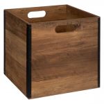 Bo&icirc;te de rangement 31x31 Bois Industriel