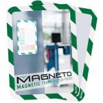 Tarifold Cadre Magneto Securite Magnetique A4 Vert/blanc