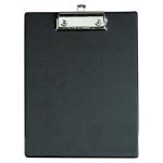 Maul 23353-90 - Porte-bloc en carton plastifi&eacute;, format A5, coloris noir