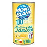 Mont Blanc Crème Dessert Vanille 570G - Lot De 4