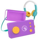 Lunii Ma Fabrique à Histoires Violette Nouveau Modèle avec Casque Octave et Coque Odile Violette - Conteuse pour Enfants de 3 à 8 Ans - Livre audio de 24 histoires interactives inclus - Pack de voyage Boîte à Histoires