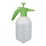 Relaxdays Vaporisateur de jardin 2 litres, buse en laiton réglable, pour eau et désherbant, pulvérisateur, blanc - vert