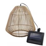 Lumisky Suspension Solaire Bohème Maya Marron Polyrotin H39cm