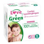 Love & Green Couches Bébé Taille 6 (15+ kg) - Lot de 2 x 34 unités