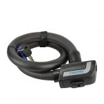 Fischer Câble antivol pour vélo, longueur : 850 mm, noir