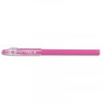 Pilot Ball Stick non rechargeable - Pointe conique moyenne 0,7mm - Encre effaçable rose