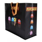 Konix Pac-Man Sac cabas 40 x 45 x 20 cm - Matière recyclée - Noir