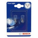 Bosch 2 Ampoules W1,2W Pure Light 12 V