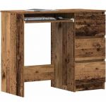 VidaXL Bureau vieux bois 90x45x76 cm bois d'ing&eacute;nierie