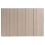 Miliboo Tête de lit en velours beige grisé L170 cm NEHA