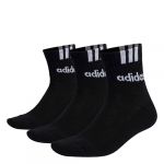 Adidas Mi-chaussettes linéaires 3-Stripes (x3)