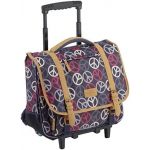 Tann's Globetrotter Peace and Love 41 cm - Cartable à roulettes