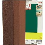 Bosch 2607019498 - Set de feuilles abrasives 93 x 230 non perc&eacute;es (25 pi&egrave;ces)