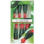Wiha 07155 - Jeu de tournevis TORX SoftFinish 6 pcs
