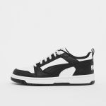 Puma Rebound V6 Lo Jr Basket, White Black, 38 EU