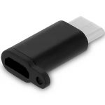Avizar Adaptateur USB-C vers micro-USB Smartphone/Tablette Charge & Synchro Noir