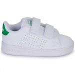 Adidas Baskets basses enfant ADVANTAGE CF I - Couleur 19,20,21,22,23,24,25,26,27,23 1/2,25 1/2,26 1/2 - Taille Blanc
